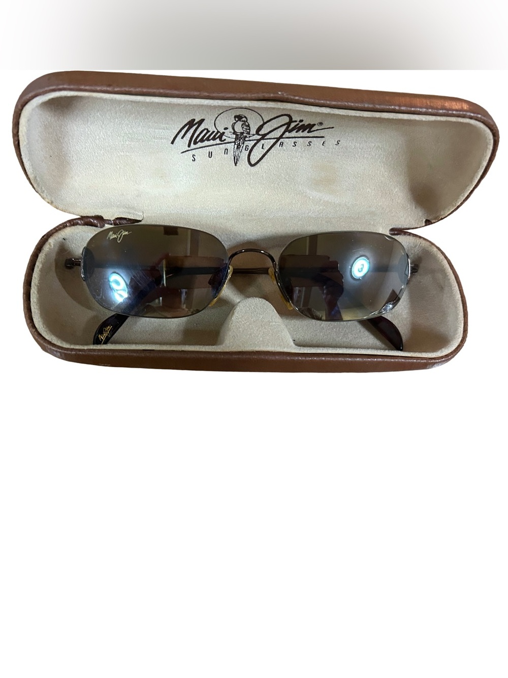 Vintage 1999 Maui Jim Molokini MJ 304 23 Flexon Titanium Sunglasses